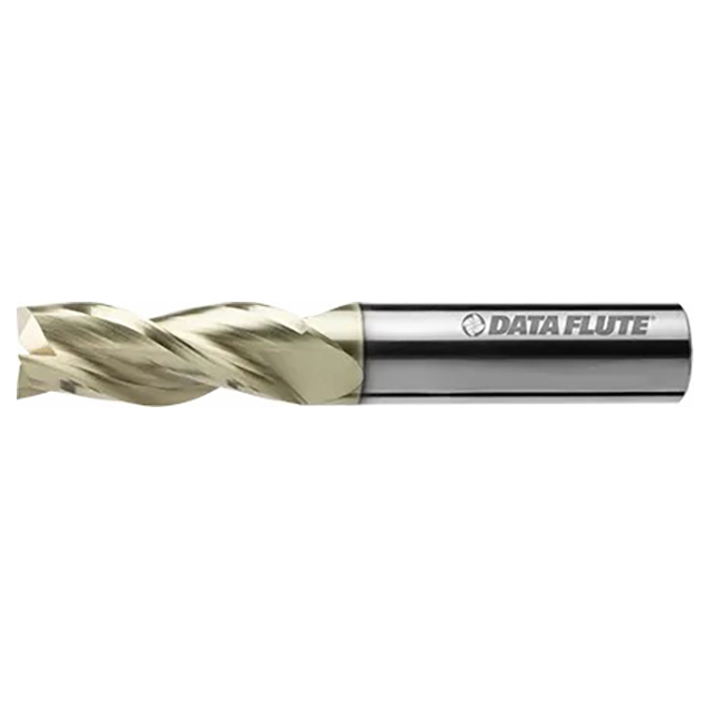 Data Flute 50536-86-D | ALDH30500C5 1/2" Diameter x 1/2" Shank x 1-1/4" LOC x 3" OAL C5 Coated Square End Mill
