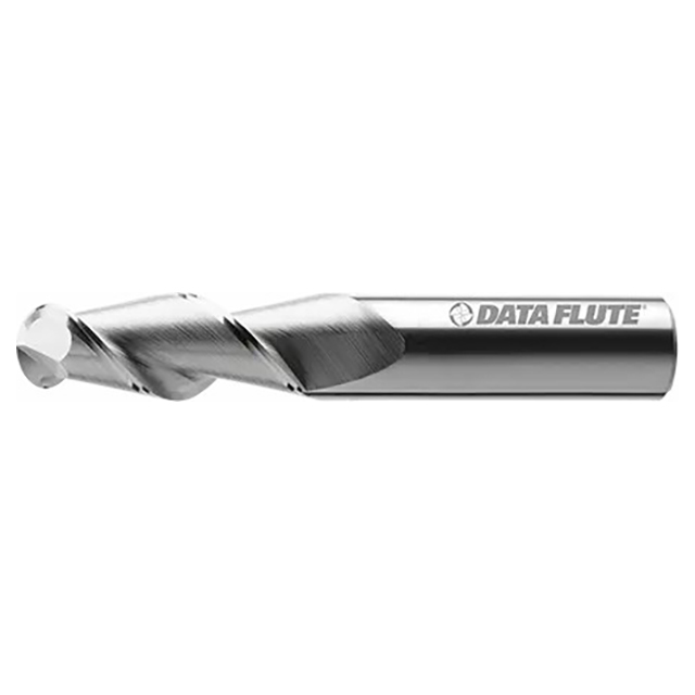 Data Flute 33408-00-D| ARFBN20750 3/4" Diameter x 3/4" Shank x 1-5/8" LOC x 4" OAL Uncoated Ball End Mill