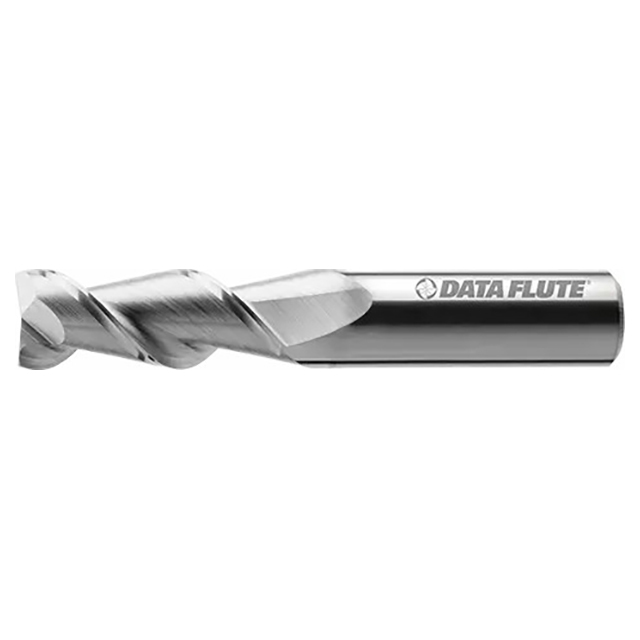 Data Flute 32925-00-D | ARFST20625 5/8" Diameter x 5/8" Shank x 3/4" LOC x 3-1/2" OAL Uncoated Square End Mill