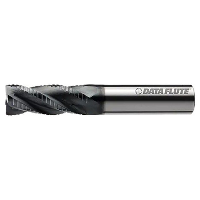 Data Flute 44940-19-D| FeRx50750-030C19 3/4" Diameter x 3/4" Shank x 1-5/8" LOC x 4" OAL C19 Coated Roughing End Mill
