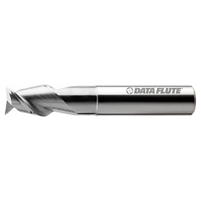 Data Flute 39544-00-D| HSM20250 1" Diameter x 1" Shank x 1-1/4" LOC x 4" OAL Reduced Neck Square End Mill