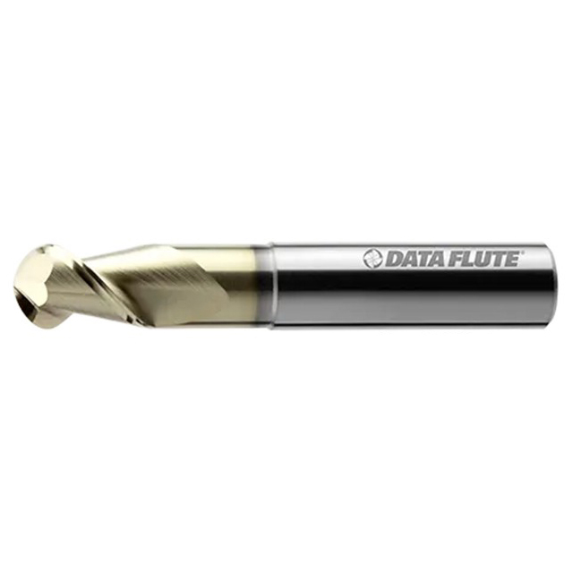 Data Flute 33547-89-D| HSMBN20750C4 5/8" Diameter x 5/8" Shank x 3/4" LOC x 3-1/2" OAL C4 Coated Ball End Mill