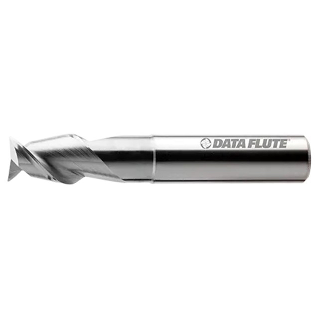 Data Flute 39624-00-D| HSML20750 5/8" Diameter x 5/8" Shank x 3/4" LOC x 6" OAL C5 Coated Corner Radius End Mill