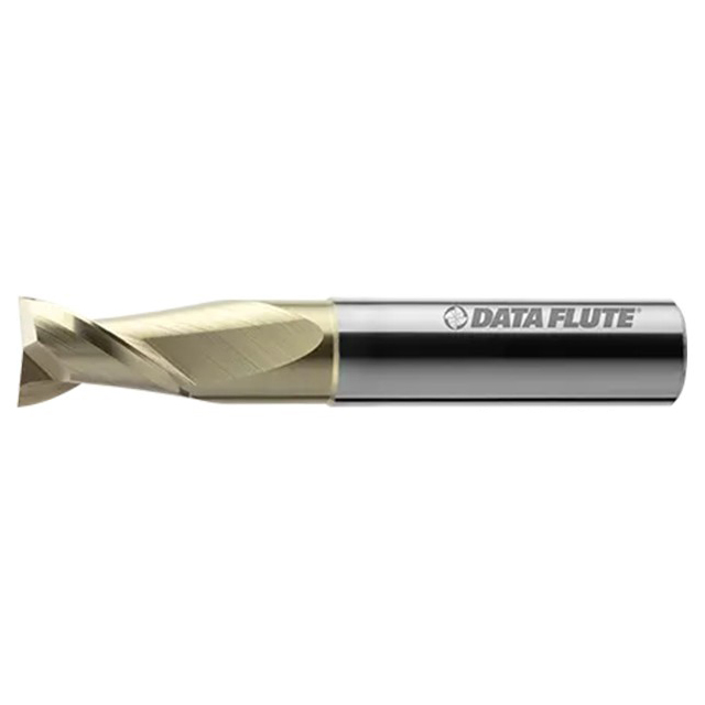 Data Flute 51961-86-D | HVMM20250C4 1" Diameter x 1" Shank x 1-1/4" LOC x 7" OAL C5 Coated Square End Mill