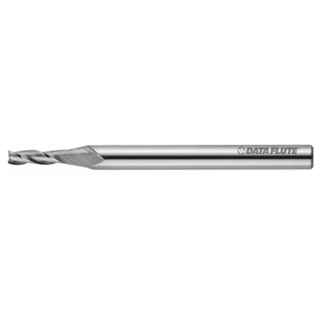 Data Flute 40723-00-D| SH30125 7/64" Diameter x 1/8" Shank x 3/8" LOC x 1-1/2" OAL C5 Coated Miniature Square End Mill