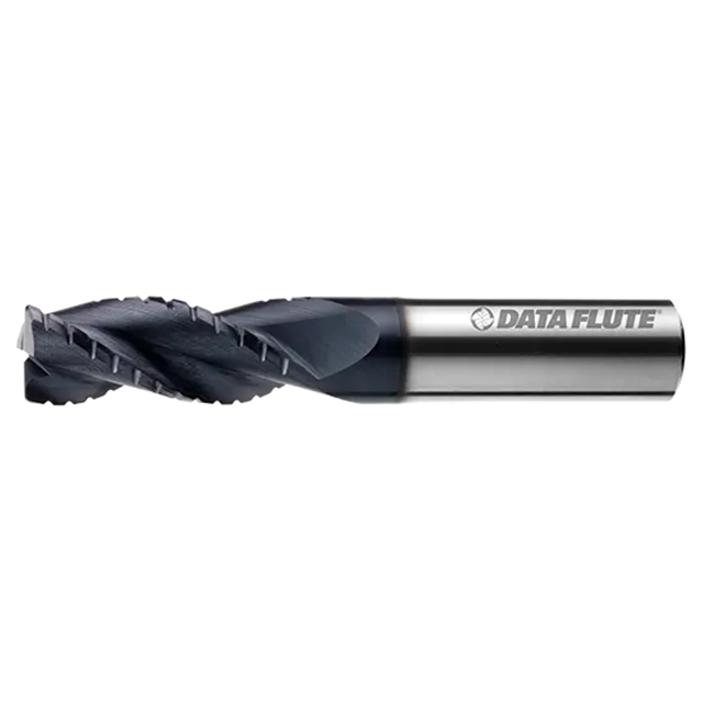 Data Flute 43973-89-D | SSC30343C4 11/32" Diameter x 3/8" Shank x 1" LOC x 2-1/2" OAL Uncoated Roughing End Mill