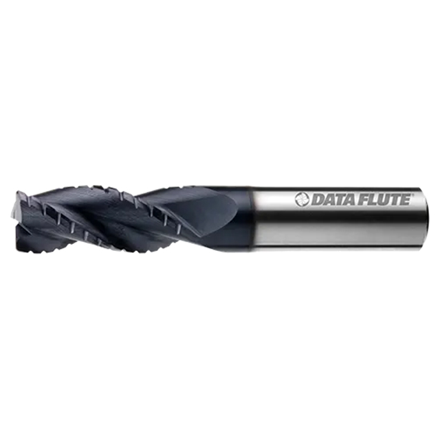 Data Flute 43981-85-D | SSC30375C11 11/32" Diameter x 3/8" Shank x 1" LOC x 2-1/2" OAL C7 Coated Roughing End Mill
