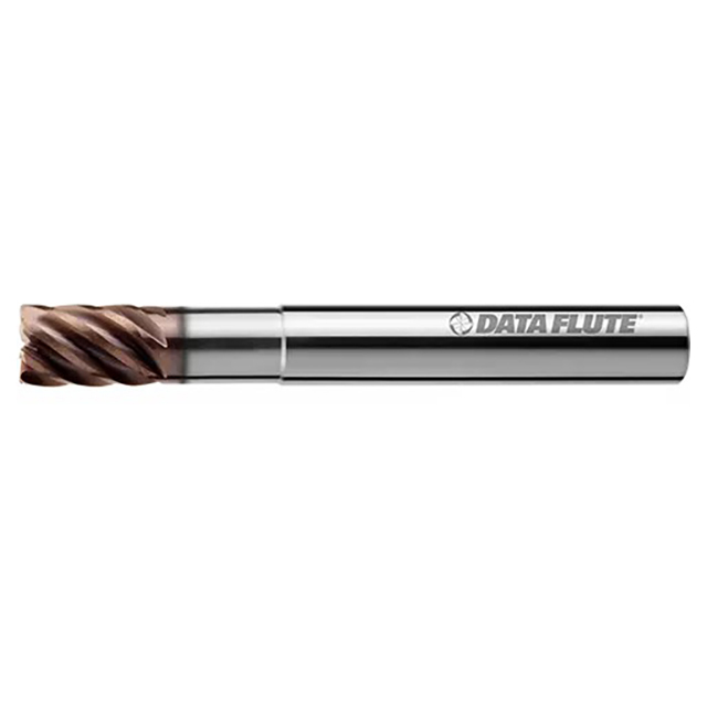 Data Flute 45326-35-D| SSIRN71000-060C35 1" Diameter x 1" Shank x 1-1/4" LOC x 4" OAL C35 Coated Square End Mill