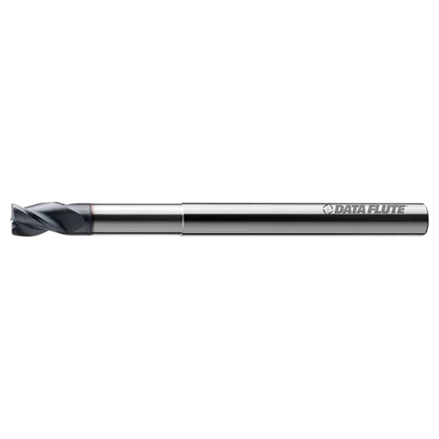 Data Flute 46249-89-D| SSLSX30500C4 1/2" Diameter x 1/2" Shank x 5/8" LOC x 6" OAL Corner Radius End Mill
