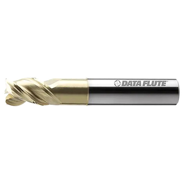 Data Flute 36820-86-D| TTRN30625-030C5 5/8" Diameter x 5/8" Shank x 3/4" LOC x 4" OAL C5 Coated Corner Radius End Mill
