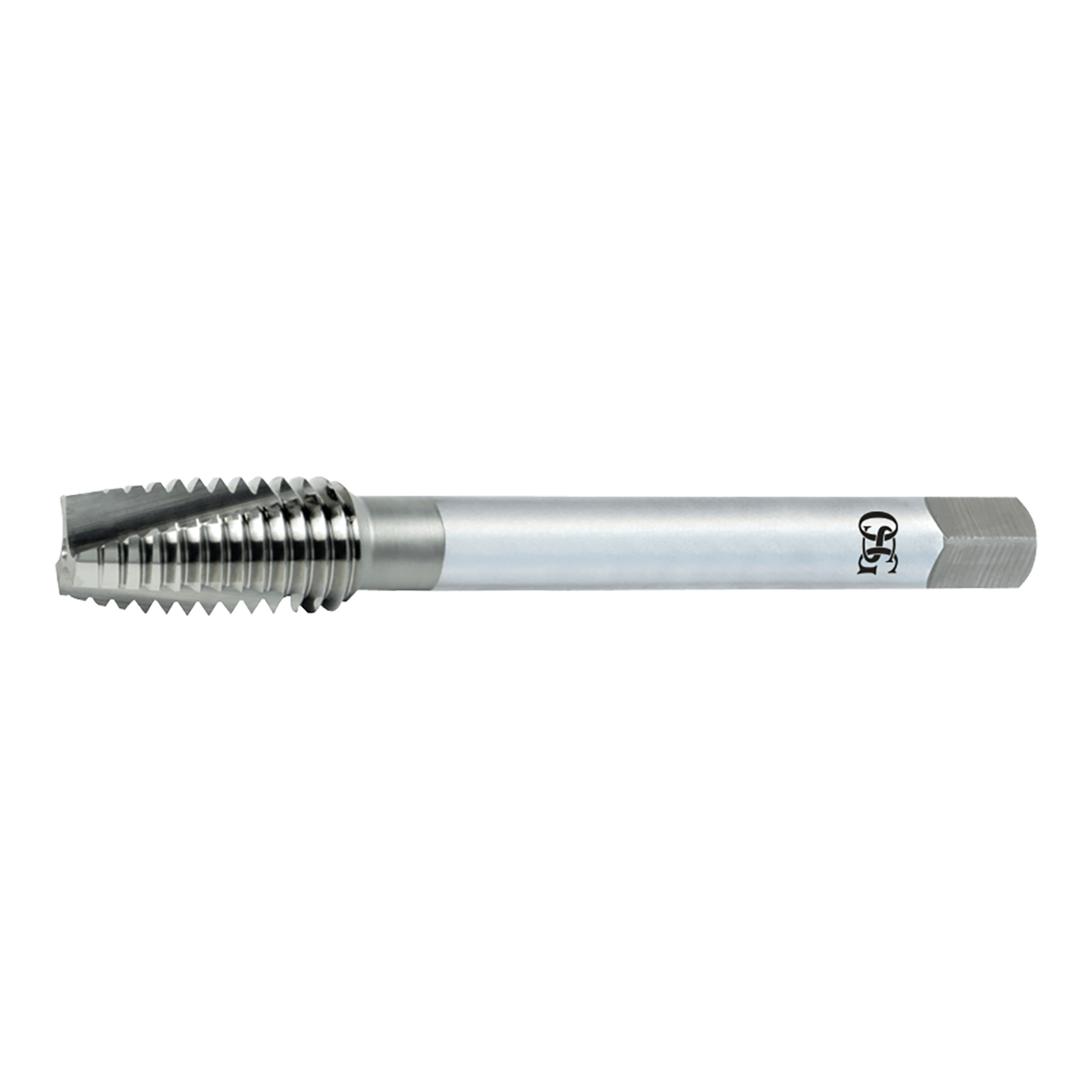 OSG 1612400 | UNF #10 - 32 Thread Size x 0.194" Shank x 0.500" Length x 2.375" OAL Plug (4.5P) Chamfer H3 2 Flute BRIGHT Coated HSS 105A Spiral Point Tap