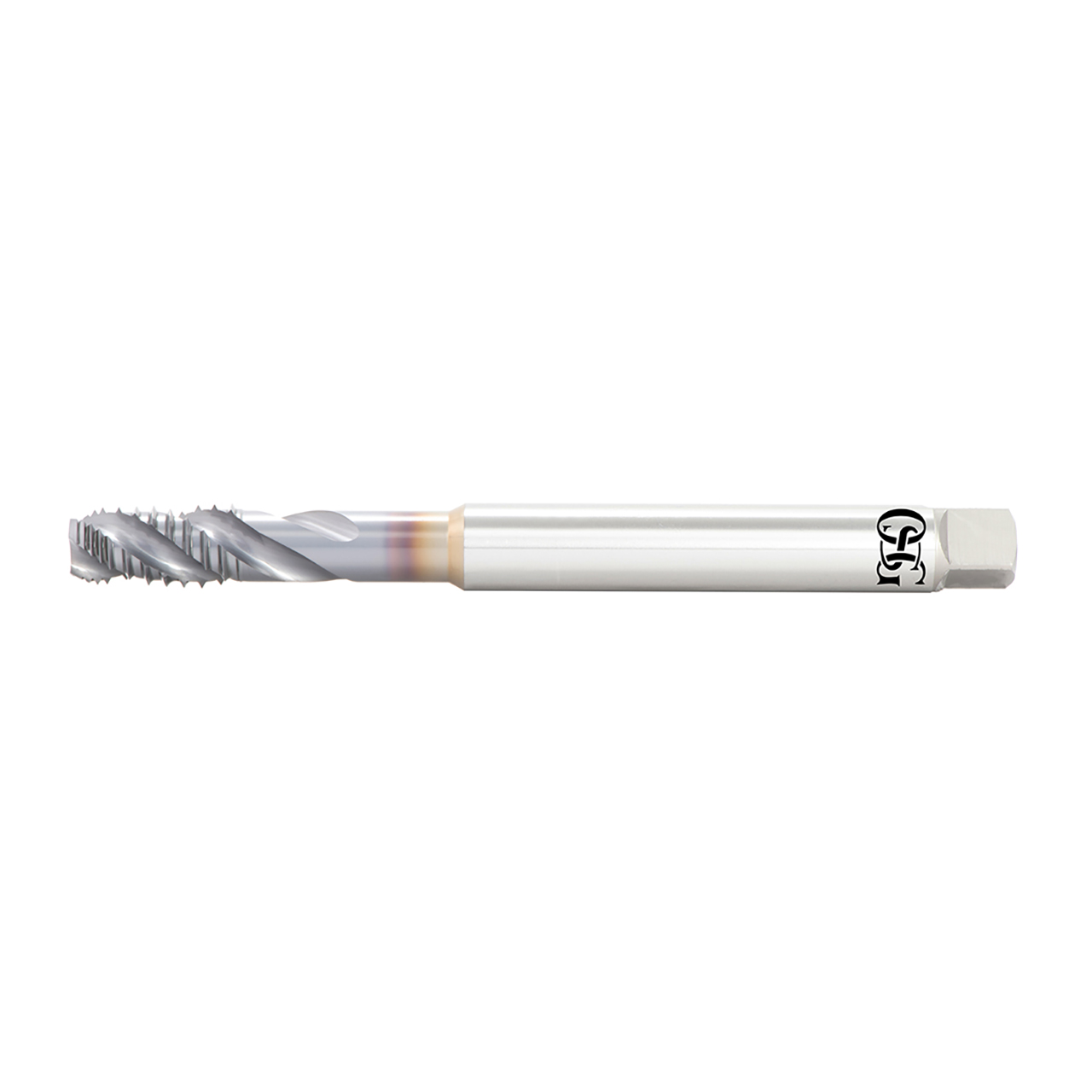 OSG 1657507008 | A Brand NPT 1/4" - 18 Thread Size x 0.563" Shank x 1.063" Length x 4.000" OAL x 40 Degree Helix Angle 3 Flute V Coated HSSE 16575 Spiral Flute Pipe Tap