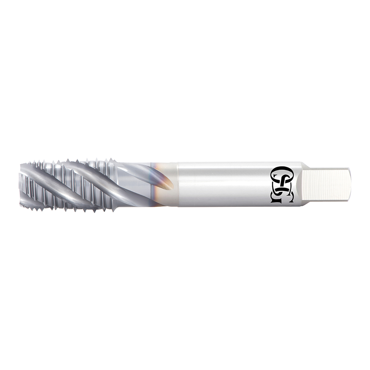 OSG 1658506008 | A Brand BSPT 1" - 11 Thread Size x 1.125" Shank x 1.299" Length x 6.299" OAL x 40 Degree Helix Angle 4 Flute V Coated HSSE 16585 Standard Pipe Tap