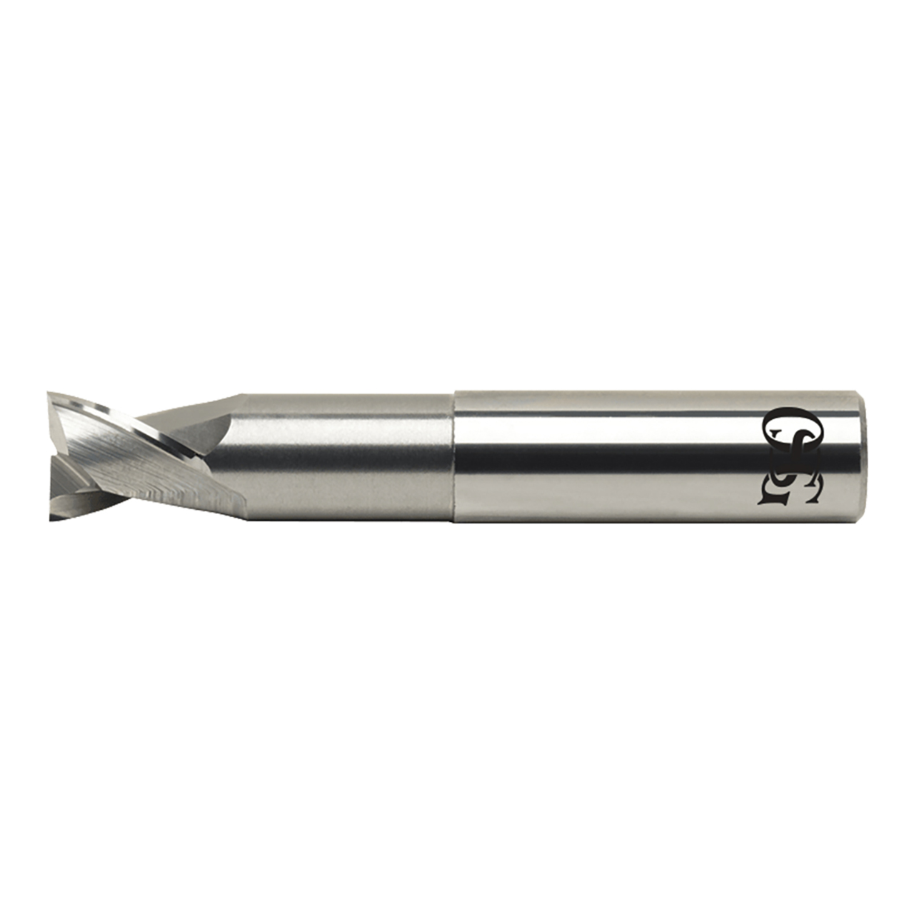 OSG 20240300 | EXOCARB 0.250" Diameter x 0.250" Shank x 0.250" LOC x 0.030" Radius x 4.000" OAL x 30 Degree Helix Angle 2 Flute BRIGHT Coated Carbide 2024 Corner Radius End Mill