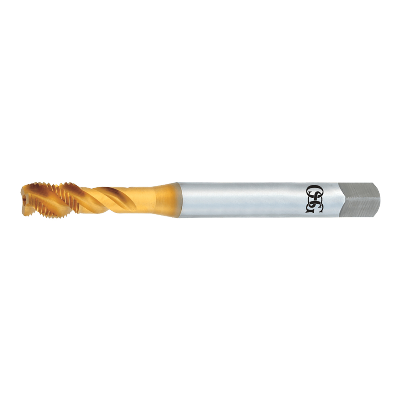 OSG 2392905 | HY-PRO TAP M M16.00x2.00mm Thread Size x 12.19mm Shank x 16.00mm Length x 11.00mm OAL Modified Bottom (2.5P) Chamfer 3 Flute TiN Coated HSSE 239 Spiral Flute Tap