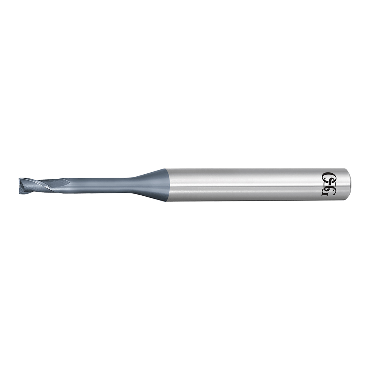 OSG 3132825 | EXOCARB 1.80mm Diameter x 4.00mm Shank x 2.70mm LOC x 6.00mm OAL x 30 Degree Helix Angle 2 Flute WXL Coated Carbide 3791 Square End Mill