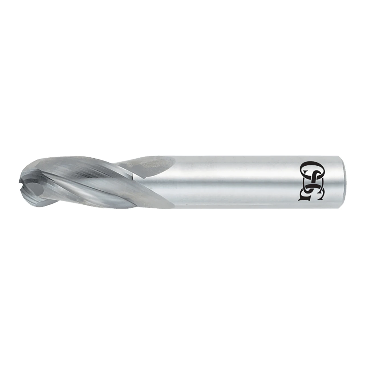 OSG 403-0938-BN11 | 3/32" Diameter x 0.125" Shank x 0.313" LOC x 1.500" OAL x 0.047" Radius x 30 Degree Helix Angle 3 Flute TiAlN Coated Carbide 403BN BN Ball End Mill