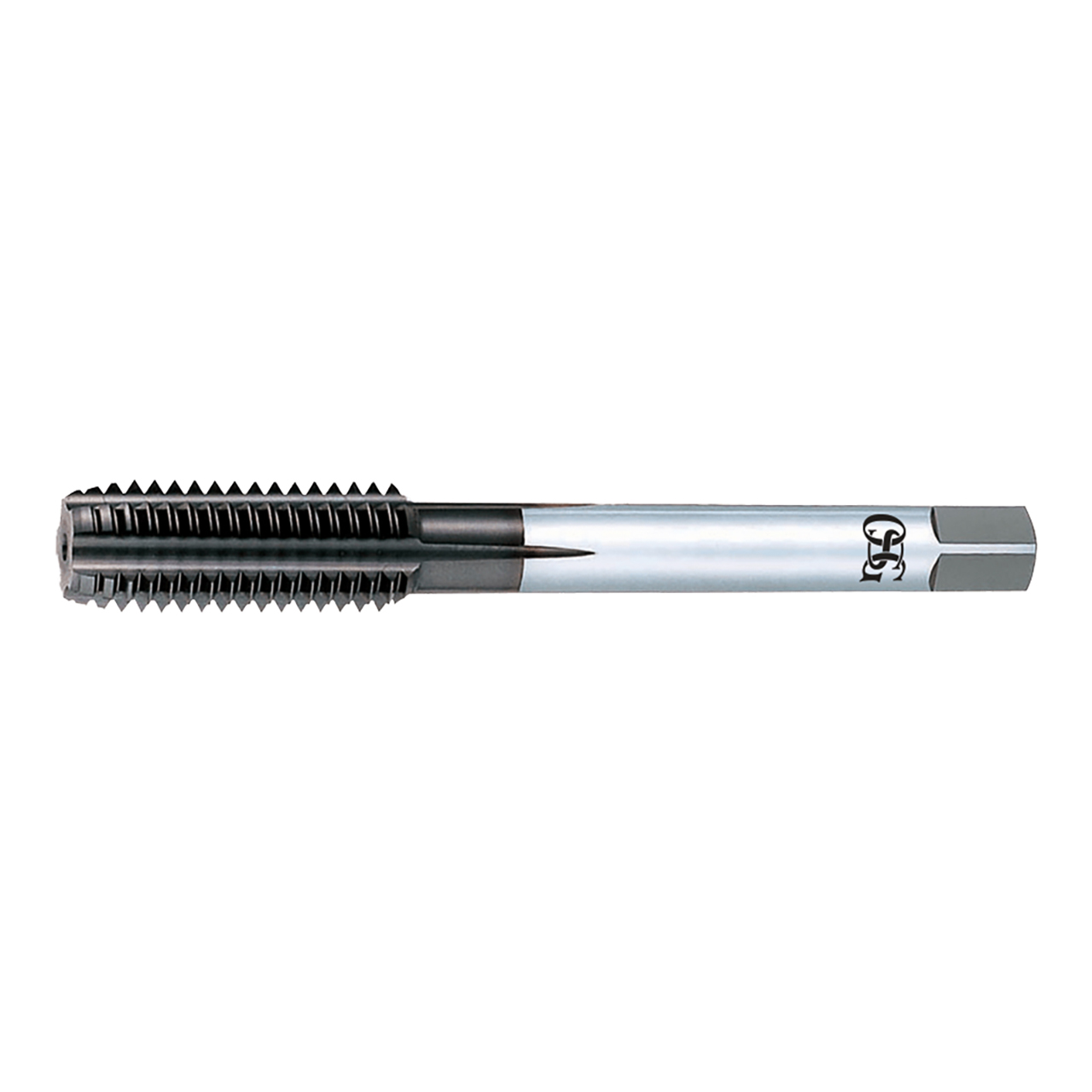 OSG 8330131 | EXOCARB M M16.00x2.00mm Thread Size x 12.50mm Shank x 32.00mm Length x 95.00mm OAL Modified Bottom (3P) Chamfer OH4 6 Flute V Coated Carbide 341 Straight Flute Tap