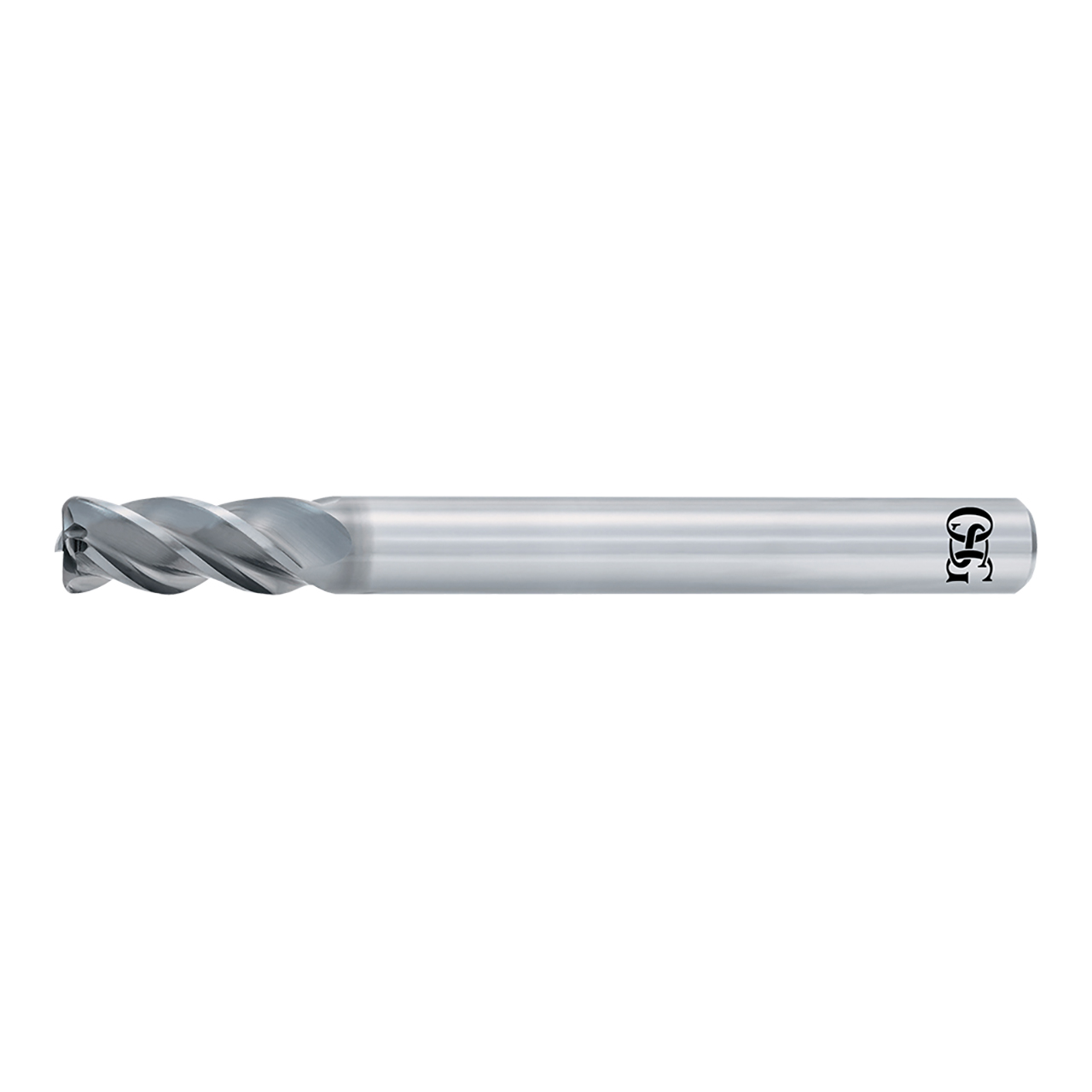 OSG 8556230 | A Brand 10.00mm Diameter x 1.00mm Shank x 22.00mm LOC x 8.00mm OAL x 1.00mm Radius x 37-40 Degree Helix Angle 4 Flute DUARISE Coated Carbide 8215 Corner Radius End Mill