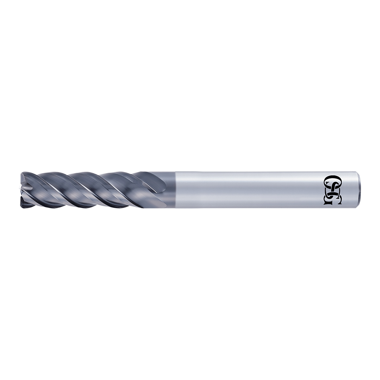 OSG 8556363 | A Brand 10.00mm Diameter x 1.00mm Shank x 4.00mm LOC x 10.00mm OAL x 0.30mm Radius x 42-44 Degree Helix Angle 4 Flute DUARISE Coated Carbide 8277 Corner Radius End Mill