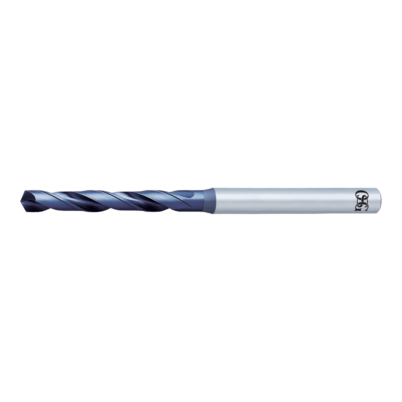 OSG 8612278 | V-SERIES 7/64" Drill Size x 3.00mm Shank x 33.00mm Flute Length x 65.00mm OAL x 130 Degree Point Angle 2 Flute V Coated XPM 1950 Jobber Length Drill Bit
