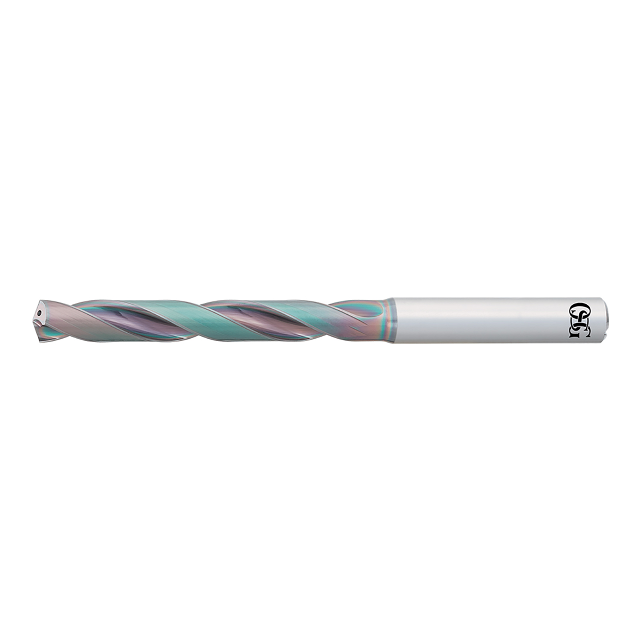 OSG 8692560 | A Brand 5.60mm Drill Size x 6.00mm Shank x 45.00mm Flute Length x 10.00mm OAL x 140 Degree Point Angle 2 Flute EgiAs Coated Carbide 6510 Jobber Length Drill Bit
