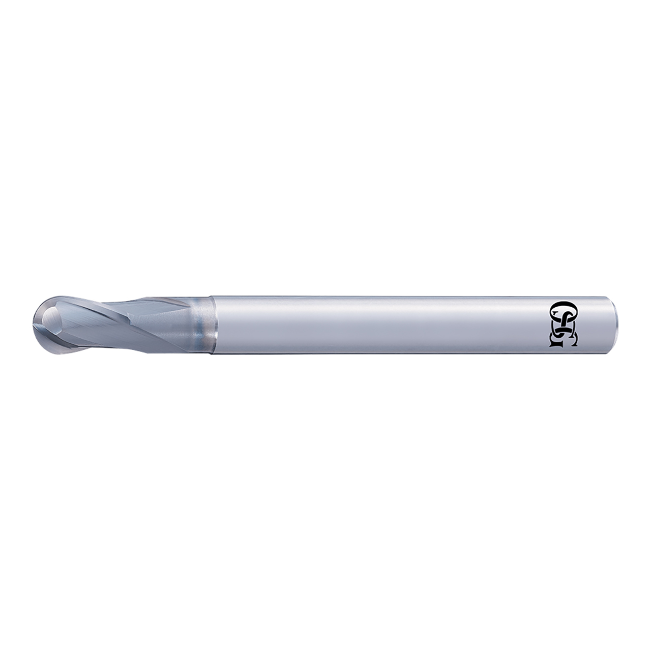 OSG 3042014 | A Brand 10.00mm Diameter x 1.00mm Shank x 15.00mm LOC x 10.00mm OAL x 5.00mm Radius x 25 Degree Helix Angle 2 Flute DUROREY Coated Carbide 8510 Ball End Mill