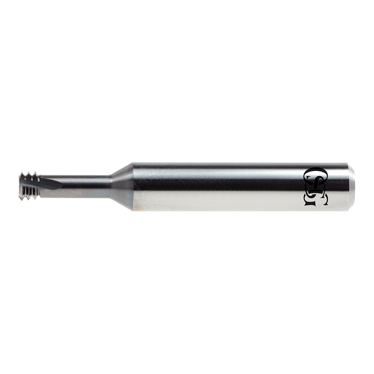 OSG 4120000513 | EXO No. 2 Thread Size x 0.064" Diameter x 0.250" Shank x 0.047" LOC x 1.661"OAL 3 Flute UNF 64 TPI WXS Coated Carbide 41200 Helical Flute Thread Mill