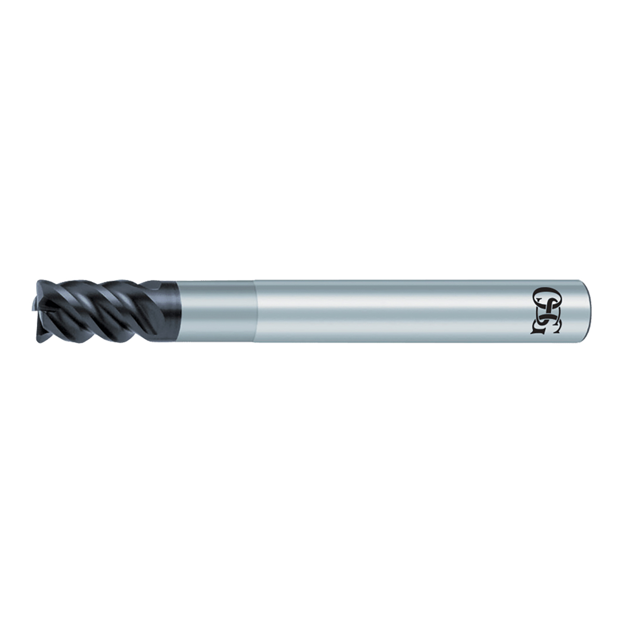 OSG 457110211 | EXOCARB 10.00mm Diameter x 1.00mm Shank x 15.00mm LOC x 10.00mm OAL x 1.00mm Radius x 45 Degree Helix Angle 4 Flute WXS Coated Carbide 4571 Corner Radius End Mill