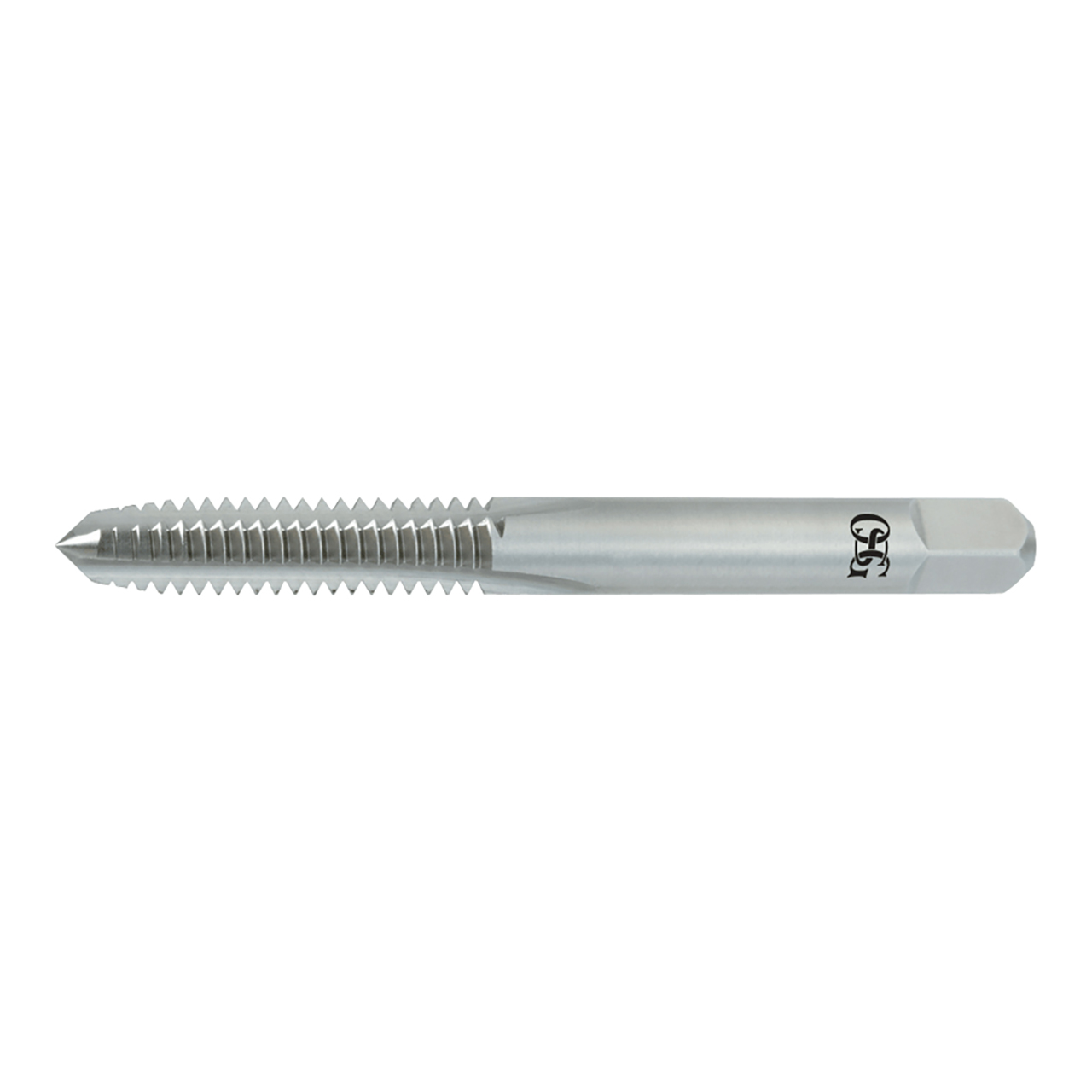 OSG 1073400 | UNC #8 - 32 Thread Size x 0.168" Shank x 0.539" Length x 2.126" OAL Plug (4P) Chamfer H3 2 Flute BRIGHT Coated HSS 104 Straight Flute Tap
