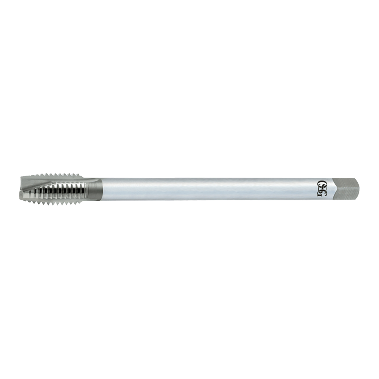 OSG 1294501 | #10- 24 Thread Size x 0.516" Thread Length x 4.000" OAL UNC H3 Plug (4P) Chamfer Type 2 Flute Right Hand Steam Oxide Coated HSS 917 Extension Tap