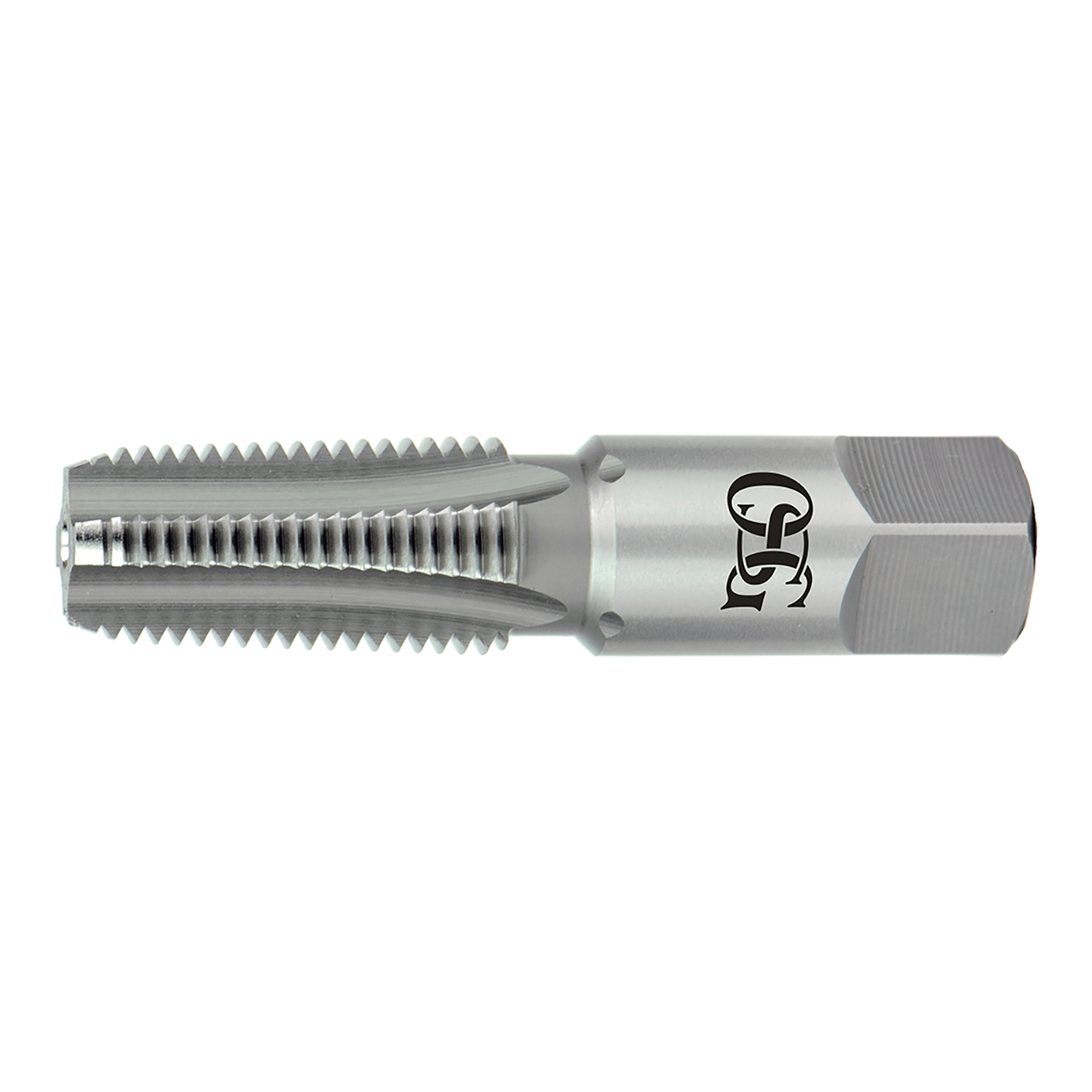 OSG 1311600 | 1" - 11 Thread Size x 1.125" Shank x 1.752" Thread Length x 3.752" OAL NPT 5 Flute Right Hand Bright Coated HSS 108AL Standard Pipe Tap
