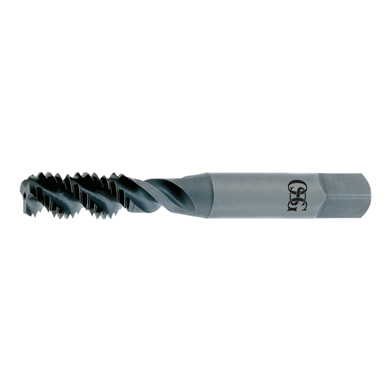 OSG 2985300 | HY-PRO #8- 32 Thread Size x 0.168" Shank x 0.374" Thread Length x 2.125" OAL x 2B Class of Fit UNC Bottom (1.5P) Chamfer Type 3 Flute Right Hand Bright Coated HSS 297 Spiral Flute Tap