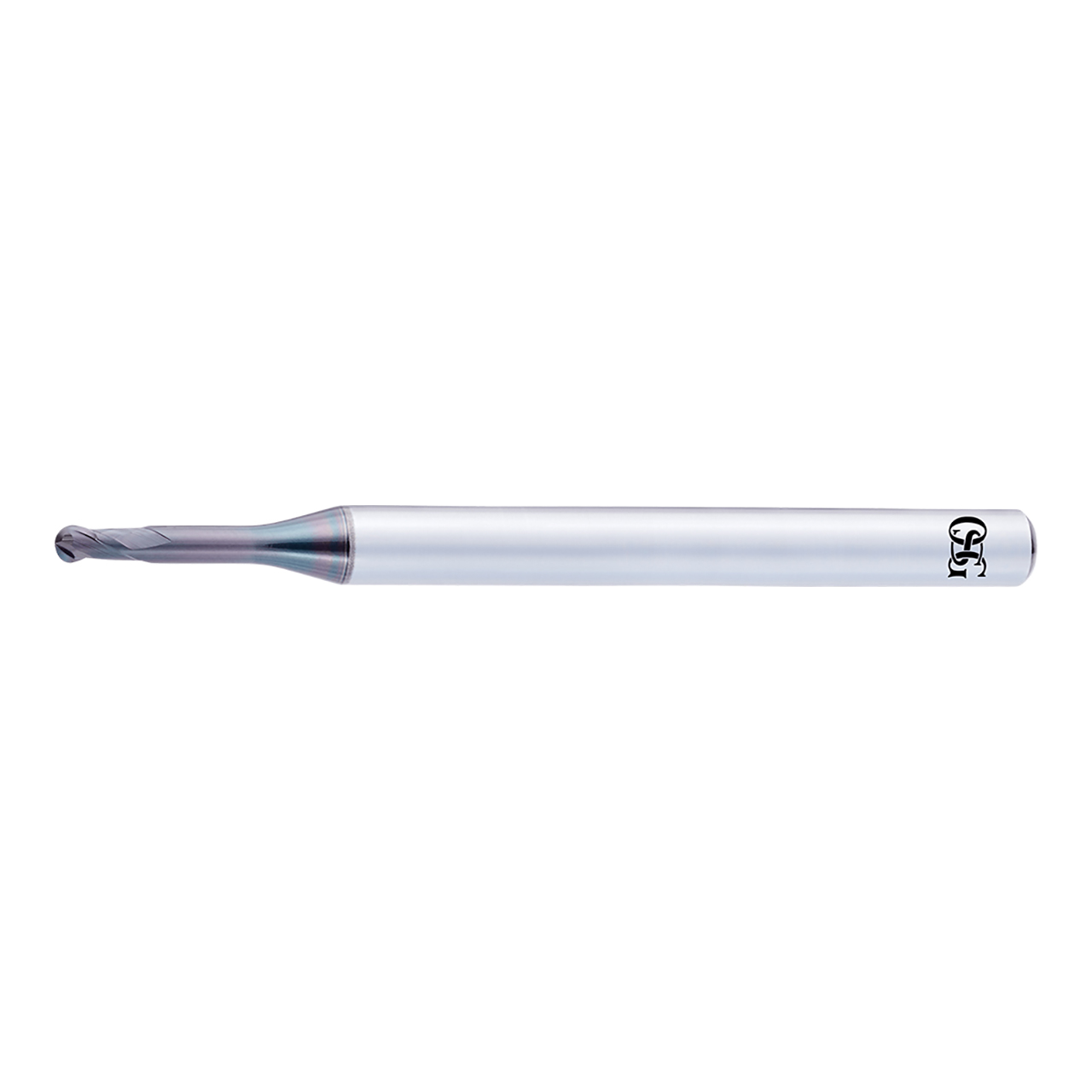 OSG 3056440 | A Brand 6.00mm Diameter x 6.00mm Shank x 4.80mm LOC x 9.00mm OAL x 3.00mm Radius x 30 Degree Helix Angle 2 Flute DLC-IGUSS Coated Carbide 8990 Ball Nose End Mill