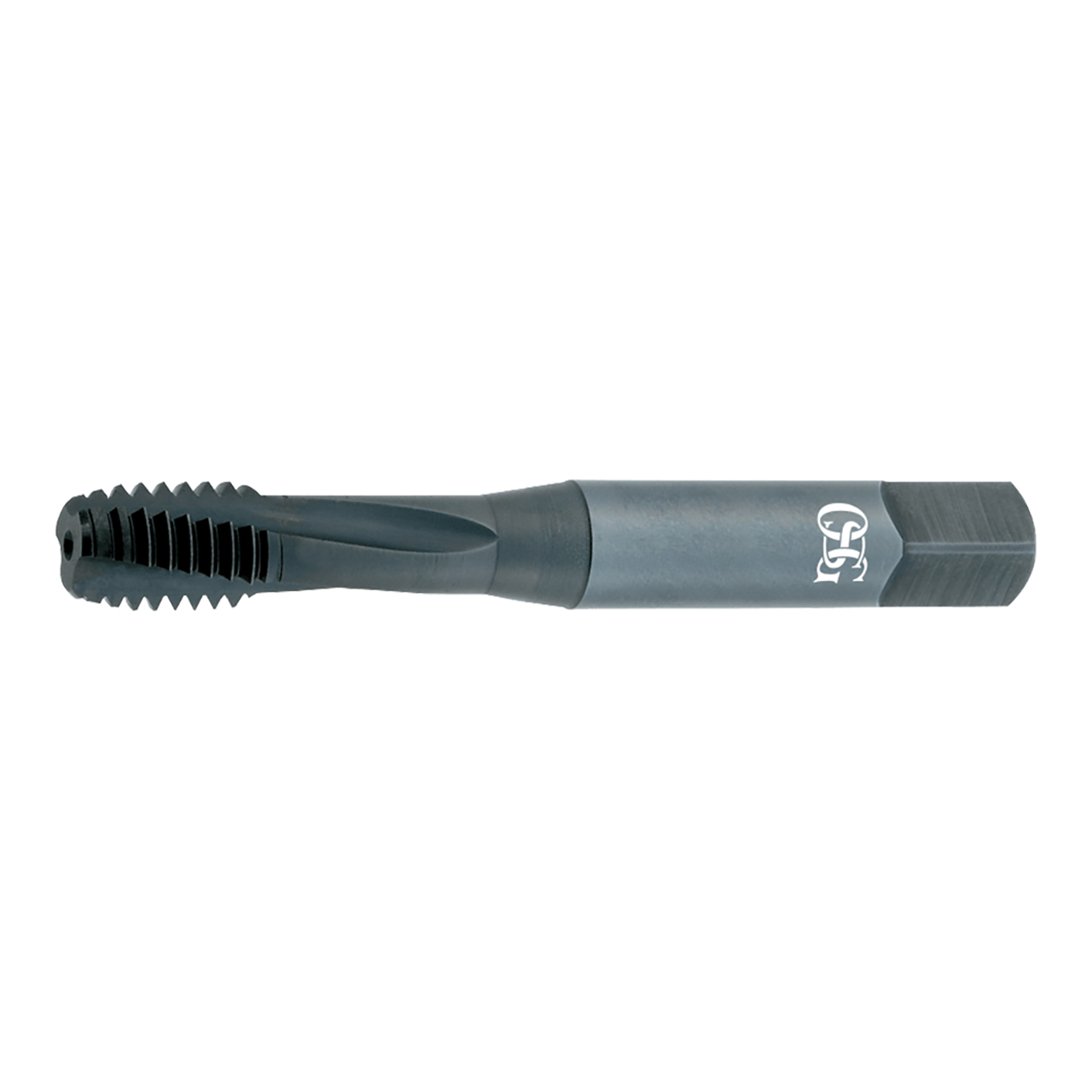 OSG 31500608 | EXOTAP UNC STI #10 - 24 Thread Size x 0.255" Shank x 0.440" Length x 2.524" OAL Modified Bottom (2.5P) Chamfer H3 3 Flute V Coated VC-10 315 Spiral Flute STI Tap