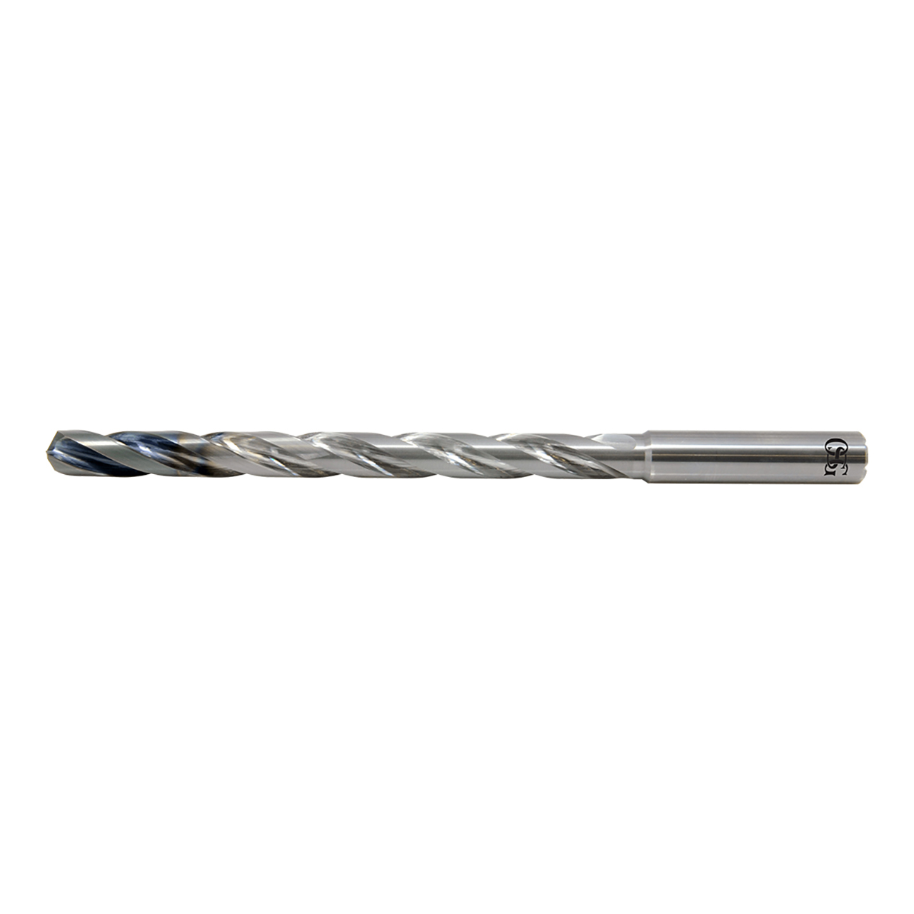 OSG 563041311 | EXOPRO 10.50mm Drill Size x 12.00mm Shank x 14.00mm Flute Length x 205.00mm OAL x 140 Degree Point Angle 3 Flute WD1 Coated Carbide 5630 Taper Length Drill Bit