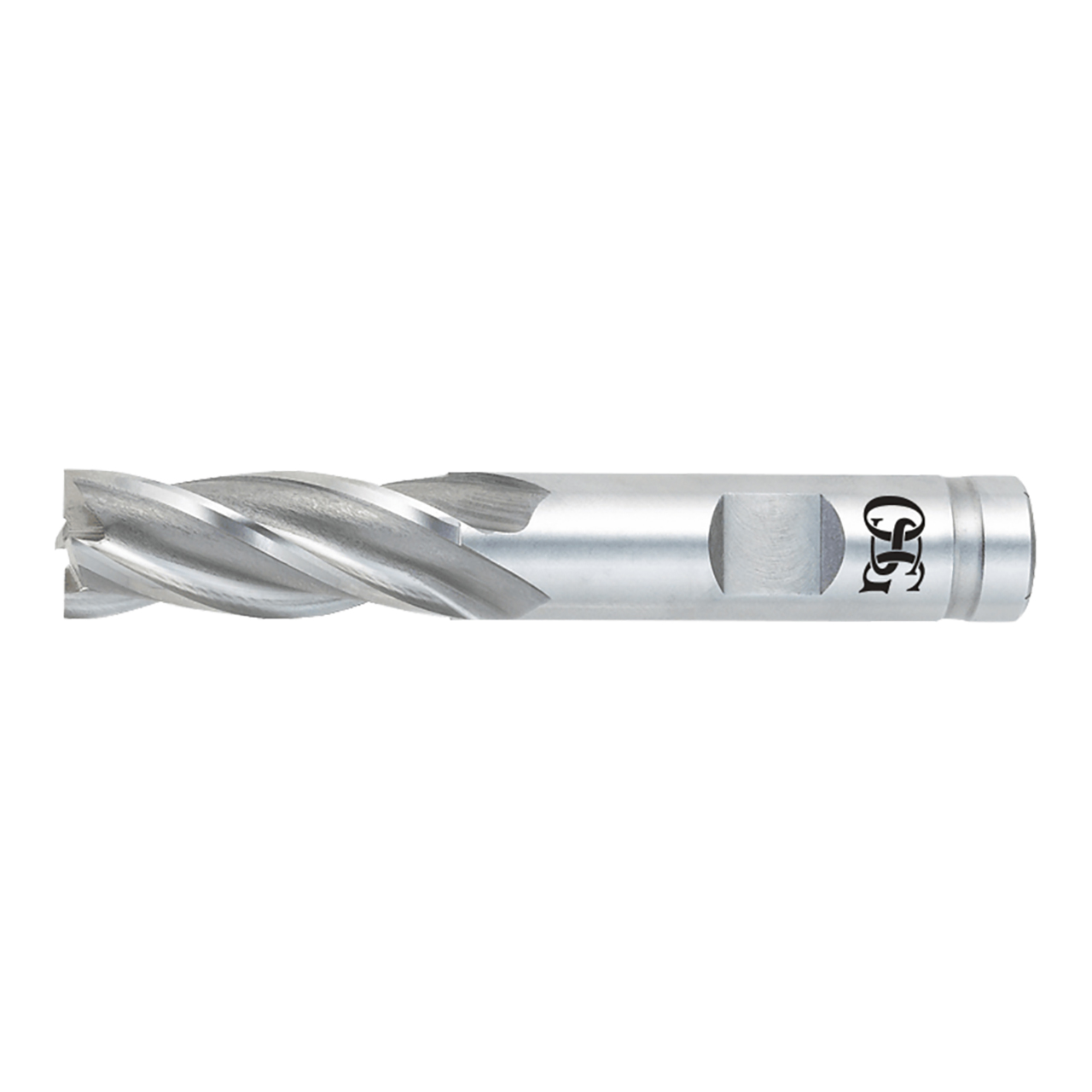 OSG 5740700 | HY-PRO 5/16" Diameter x 0.375" Shank x 0.750" LOC x 2.500" OAL x 30 Degree Helix Angle 4 Flute BRIGHT Coated HSSE 574 Square End Mill