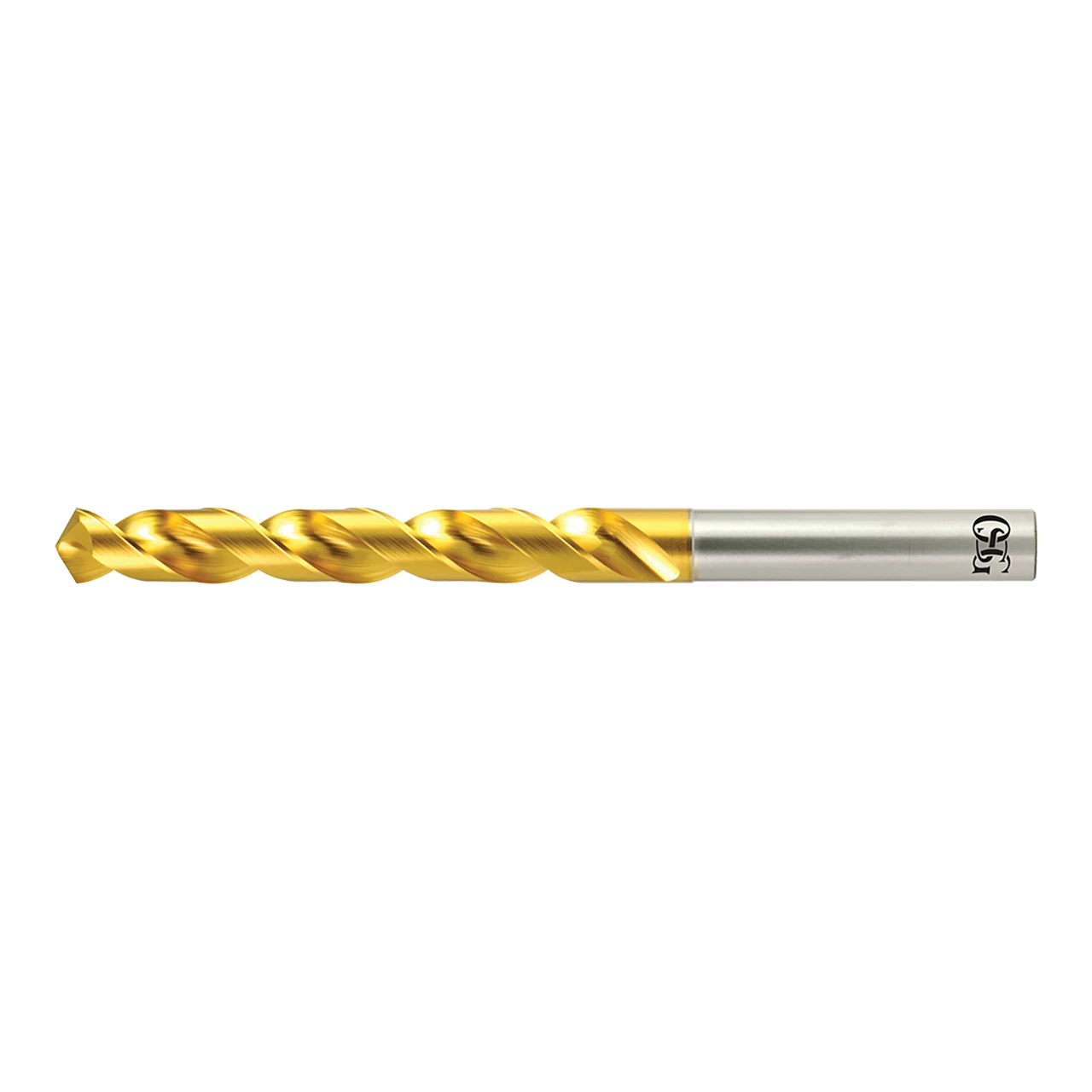 OSG 6252211 | EX-GOLD 2.20mm Drill Size x 3.00mm Shank x 27.00mm Flute Length x 59.00mm OAL x 130 Degree Point Angle 2 Flute TiAlN Coated HSSE 1600 Jobber Length Drill Bit