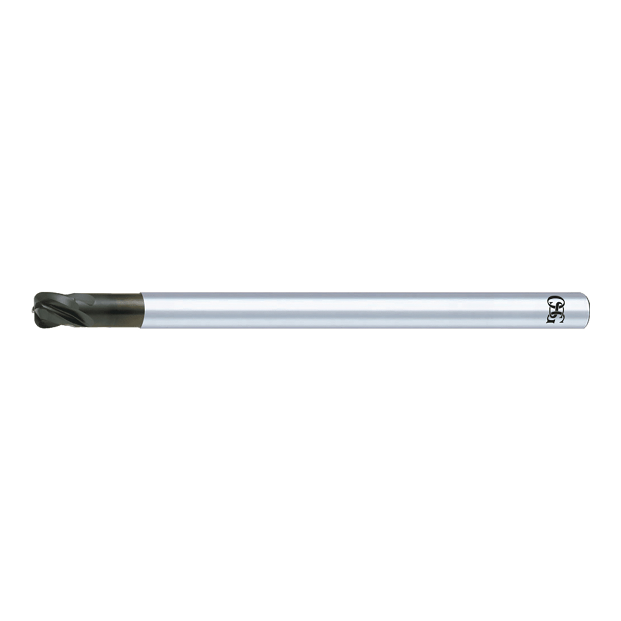 OSG 71320616 | EXOCARB 8.00mm Diameter x 8.00mm Shank x 8.00mm LOC x 10.00mm OAL x 1.00mm Radius x 30 Degree Helix Angle 4 Flute DIAMOND Coated Carbide 7132 Corner Radius End Mill