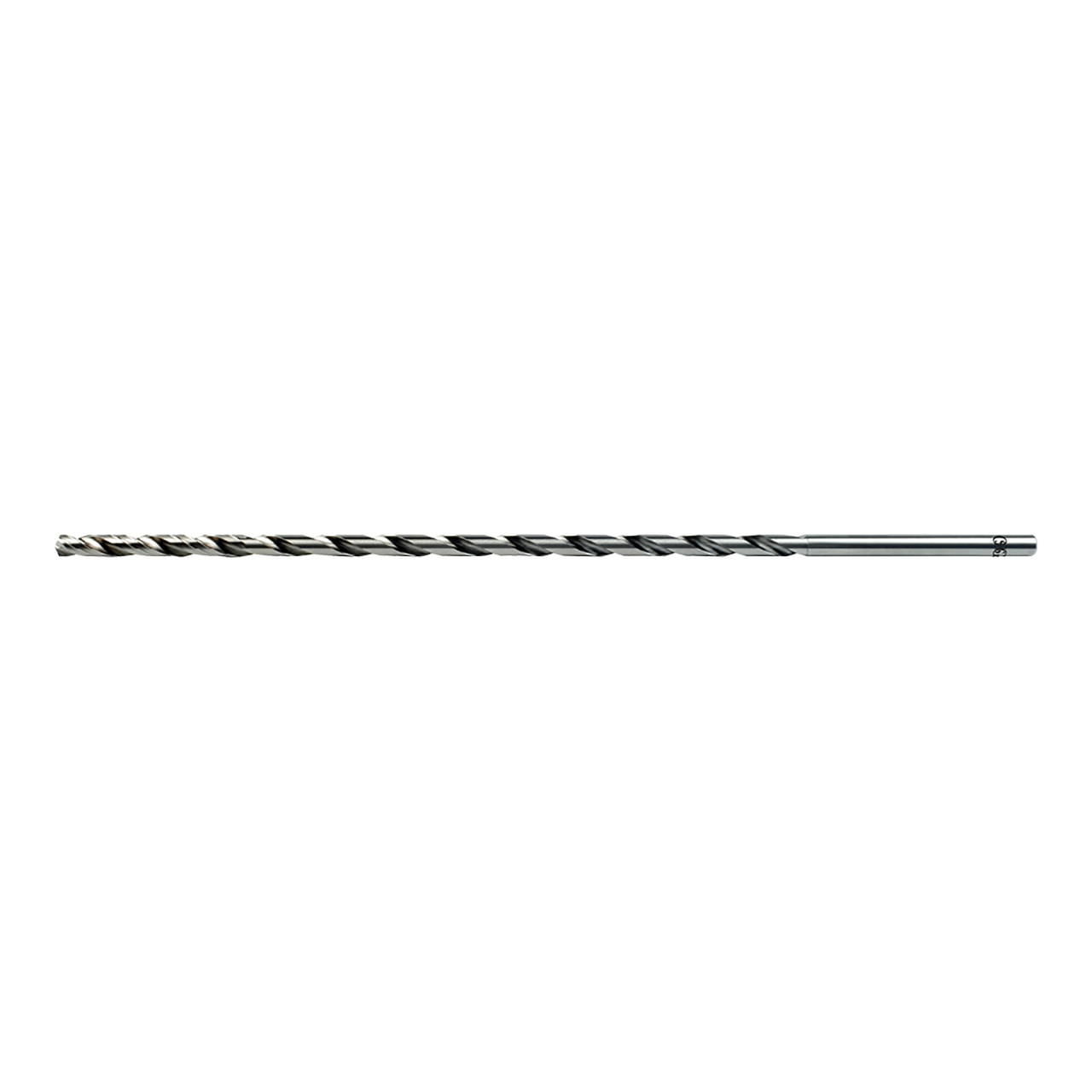OSG 8567345 | EXOCARB 4.50mm Drill Size x 5.00mm Shank x 11.00mm Flute Length x 165.00mm OAL x 140 Degree Point Angle 2 Flute BRIGHT Coated Carbide 5275 Extra Long Drill Bit