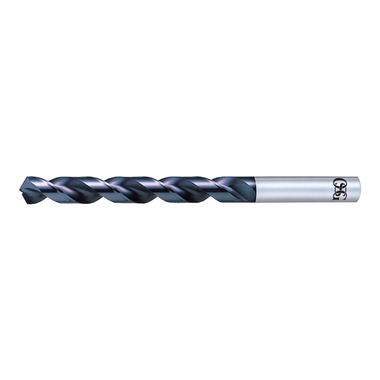 OSG 8594049 | V-4.90mm Diameter x 4.90mm Shank x 52.00mm Flute Length x 86.00mm OAL x 120 Degree Point Angle 2 Flute V Coated HSSE 1800 Jobber Length Drill Bit