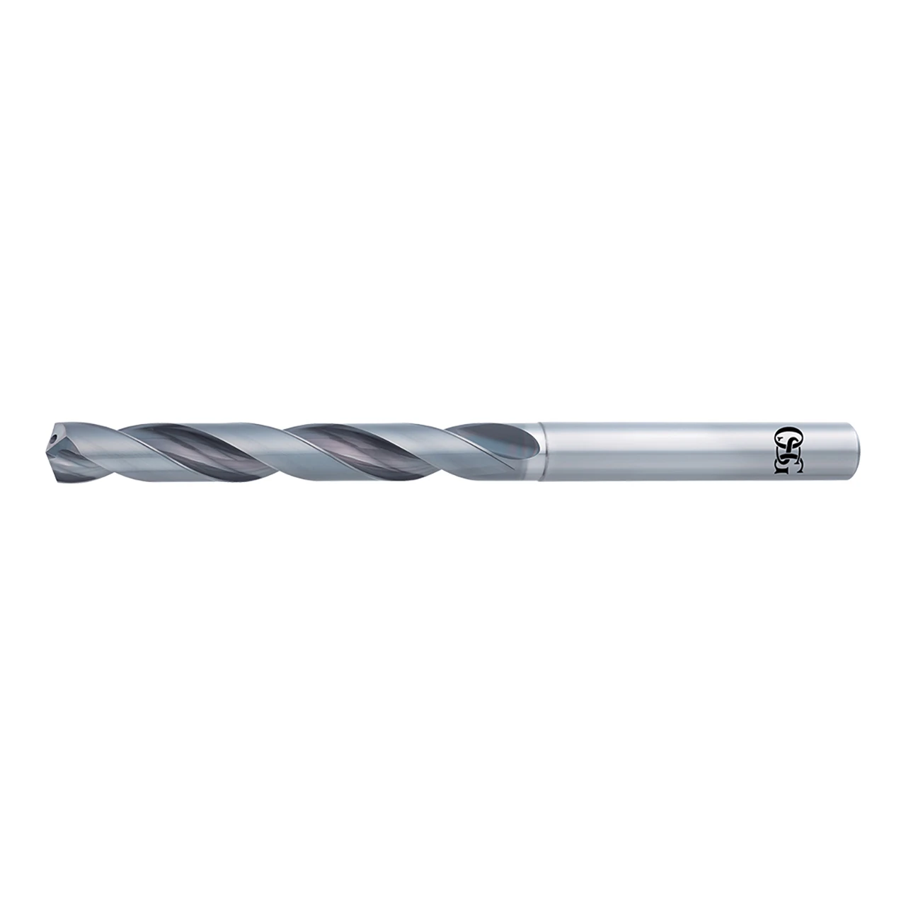 OSG 8667800 | A Brand 8.00mm Drill Size x 8.00mm Shank x 64.00mm Flute Length x 118.00mm OAL x 140 Degree Point Angle 2 Flute WXL Coated Carbide 5210 Jobber Length Drill Bit