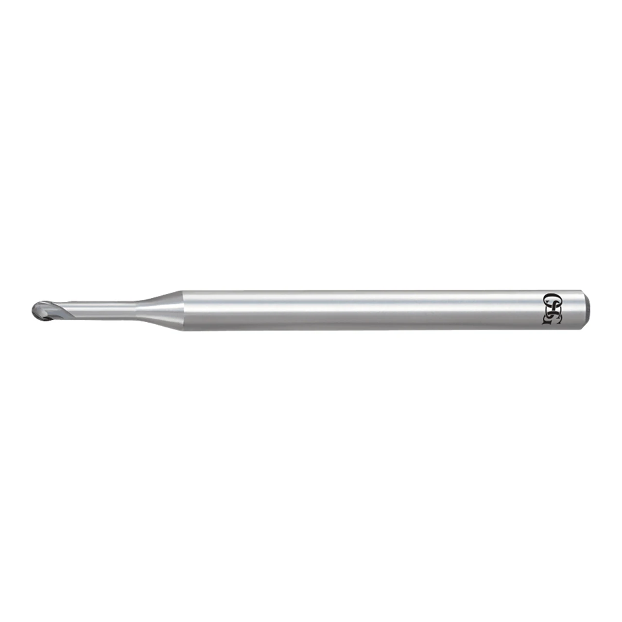 OSG 36901811 | EXOCARB 1/4" Diameter x 0.250" Shank x 0.250" LOC x 4.500" OAL x 0.125" Radius x 30 Degree Helix Angle 2 Flute WXL Coated Carbide 3690 Ball End Mill