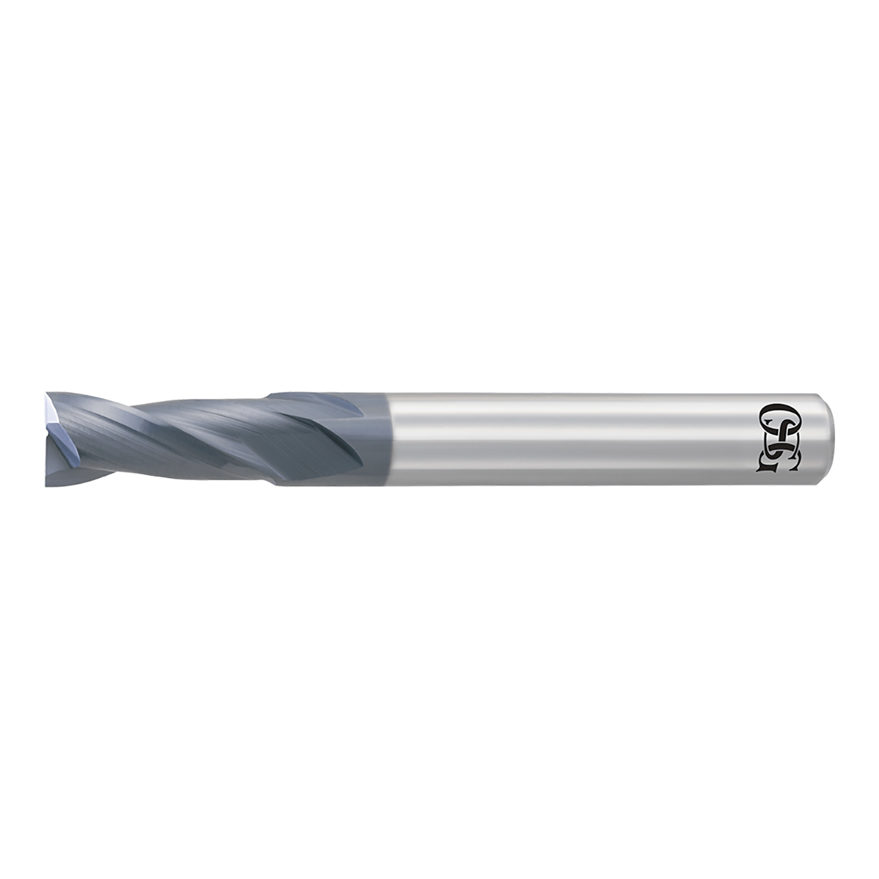 OSG 3182054 | EXOCARB 5.40mm Diameter x 6.00mm Shank x 10.80mm LOC x 5.00mm OAL x 30 Degree Helix Angle 2 Flute WXL Coated Carbide 3721 Square End Mill