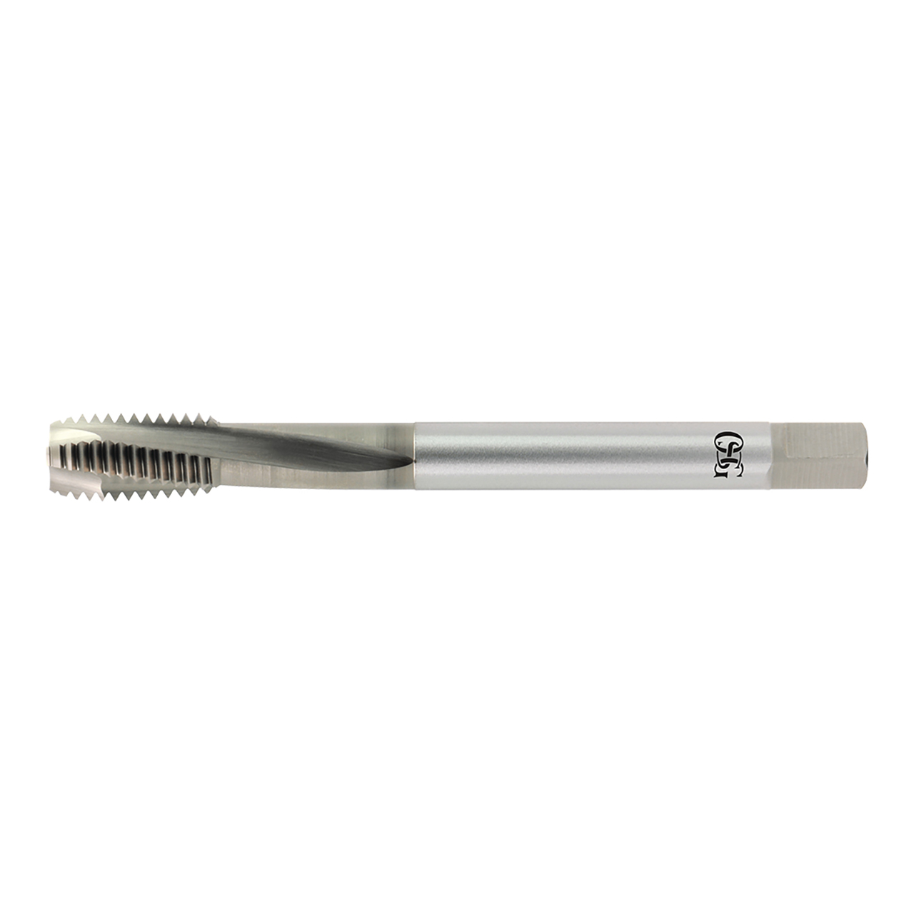 OSG 3350012135 | EXOPRO UNC 1/2" - 13 Thread Size x 0.367" Shank x 0.921" Length x 4.331" OAL Modified Bottom (2.5P) Chamfer H5 3 Flute HR Coated VC-10 335NI Spiral Flute Tap