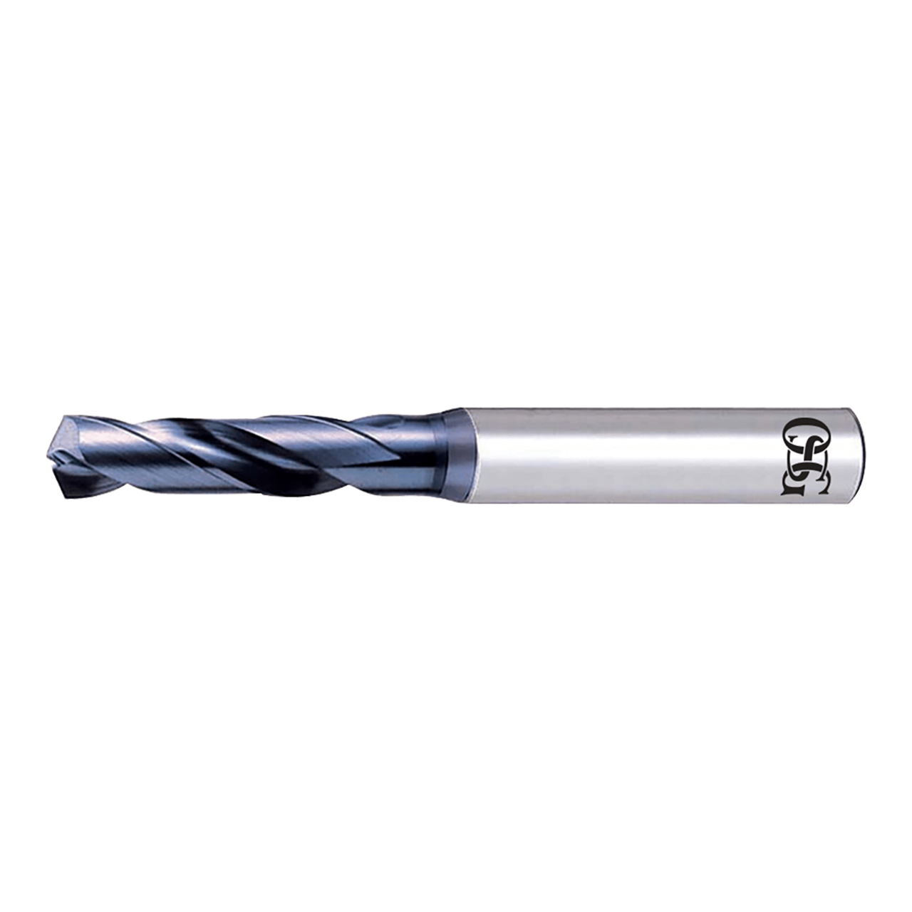 OSG 9599098 | V-SERIES 9.80mm Drill Size x 1.00mm Shank x 43.00mm Flute Length x 93.00mm OAL x 130 Degree Point Angle 2 Flute V Coated XPM 1900 Screw Machine Length Drill Bit