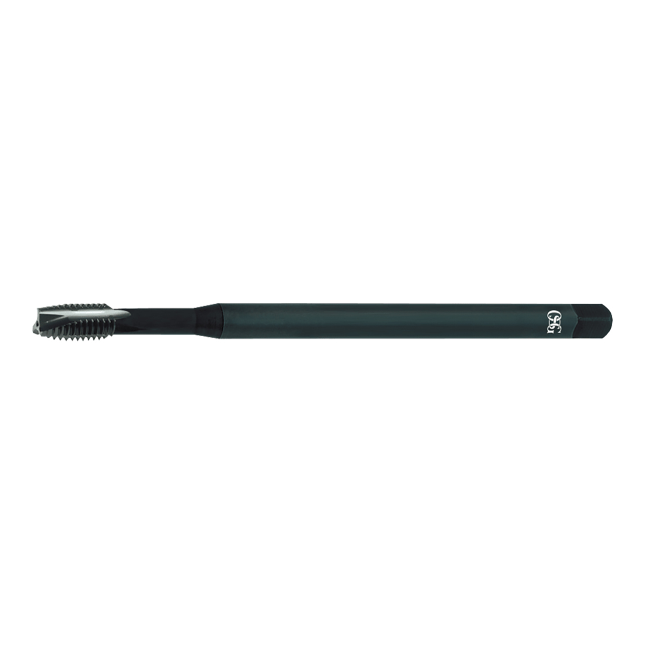 OSG 1765101 | EXO 1/4" - 28 Thread Size x 0.594" Thread Length x 6.000" OAL UNF H3 Plug (4P) Chamfer Type 3 Flute Right Hand Steam Oxide Coated HSSE 397 Extension Tap