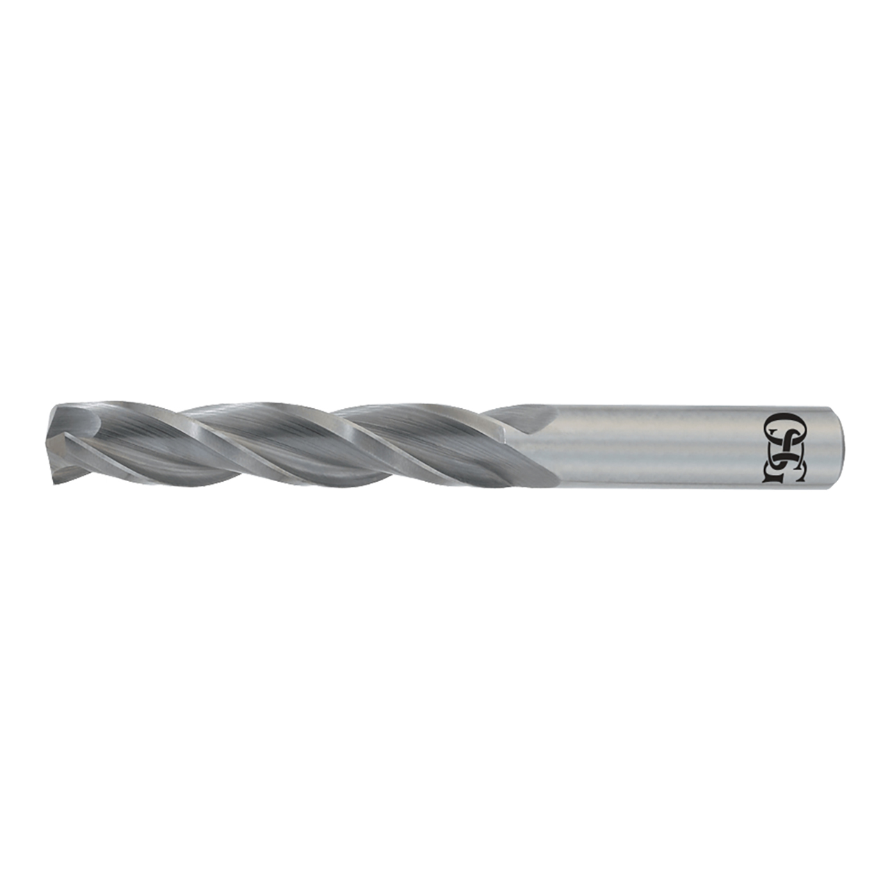 OSG 233-3125 | 5/16" Drill Size x 0.313" Shank x 60.33mm Flute Length x 95.25mm OAL x 150 Degree Point Angle 3 Flute BRIGHT Coated Carbide 233 Jobber Length Drill Bit