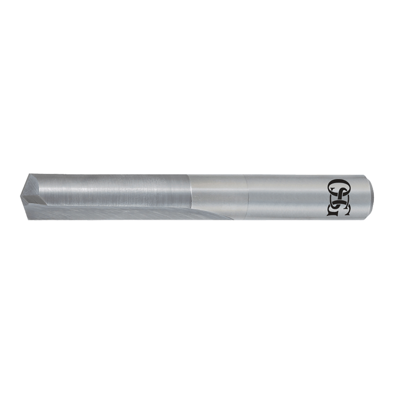 OSG 200-2040 | 0.204" Diameter x 5.18mm Shank x 31.750" Flute Length x 60.33mm OAL x 140 Degree Point Angle 2 Flute Bright Coated Carbide 200 Straight Flute Drill Bit