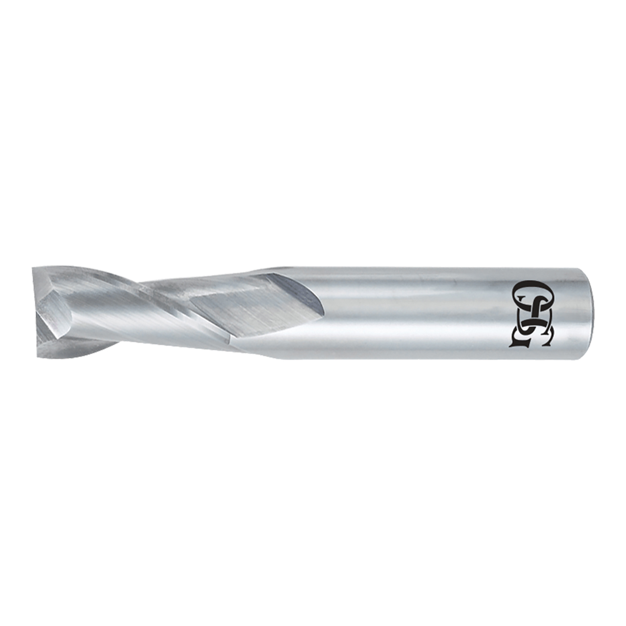 OSG 402-4688 | 0.469" Diameter x 0.500" Shank x 1.000" LOC x 3.000" OAL x 30 Degree Helix Angle 2 Flute Bright Coated Carbide 402 Square End Mill